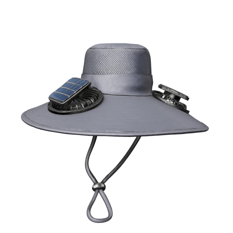 Solar Fan Hat – Portable Solar Powered Cooling Cap for Fishing, Hiking, Camping & Outdoor Sun Protection